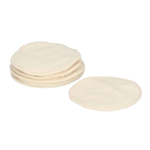 Cotton pads, organic cotton, 10 pieces