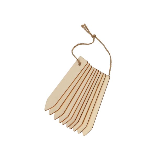 Plant label, set of 10 on string