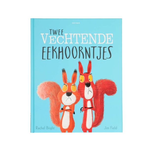 Twee vechtende eekhoorntjes, Rachel Bright