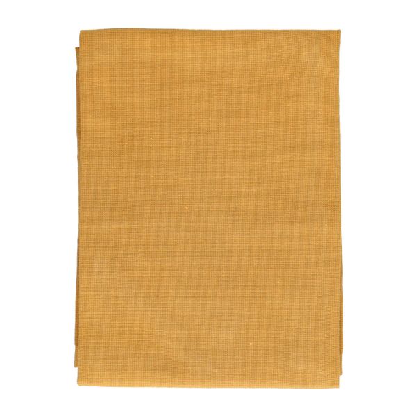 Theedoek, bio-katoen, okergeel
