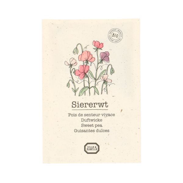 Dille & Kamille Blumensamen, biologisch, duftwicke (lathyrus)