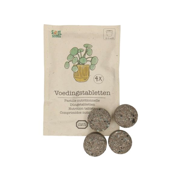 Voedingstabletten, voor kleine planten, 4 stuks