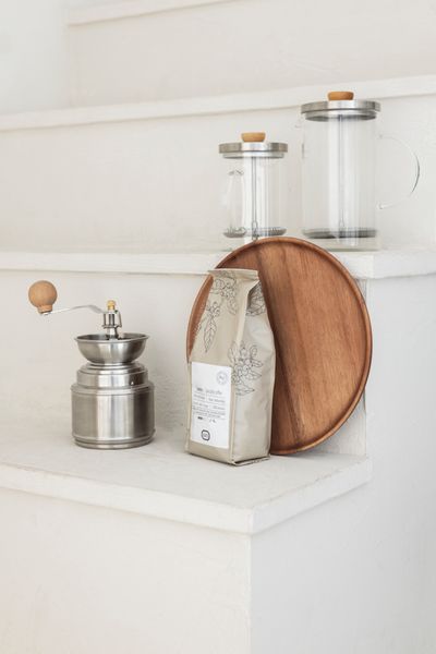Moulin à café,  acier inoxydable