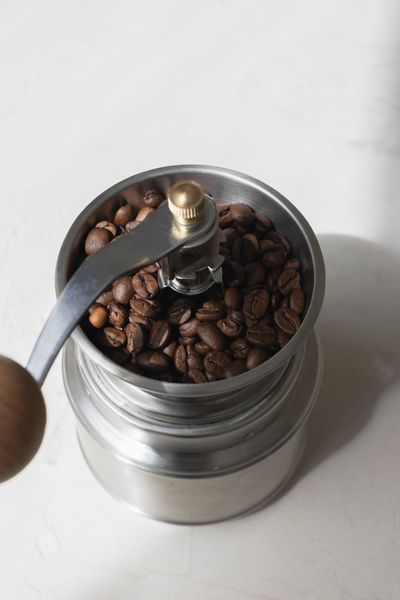 Moulin à café,  acier inoxydable