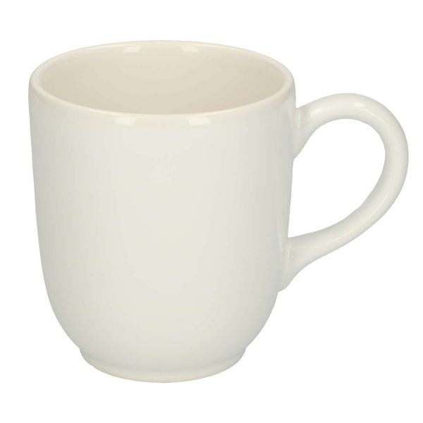 Mug, blanc, céramique, Ø 9 cm  Tasses à thé chez Dille & Kamille