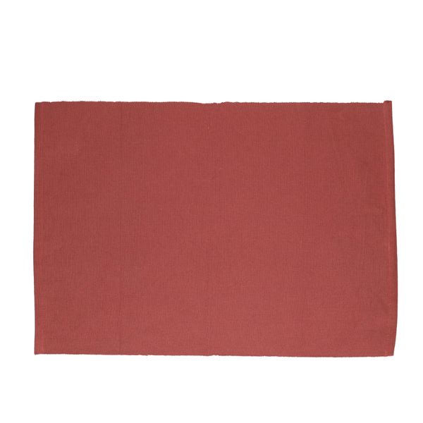 Placemat, bio-katoen, rood