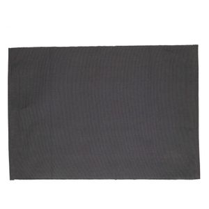 Place mat, organic cotton, dark grey