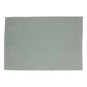 Place mat, organic cotton, grey-green