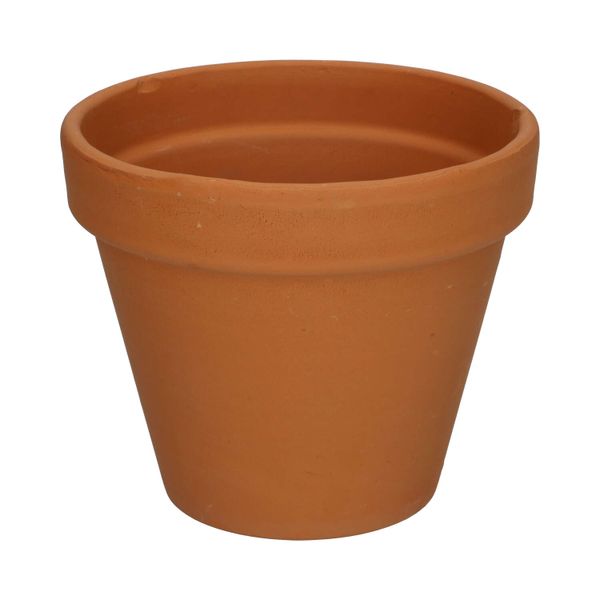 Flowerpot with rim, terracotta, ⌀ 13.5cm