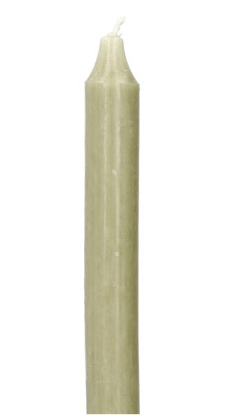 Stabkerze, khaki, 27 cm