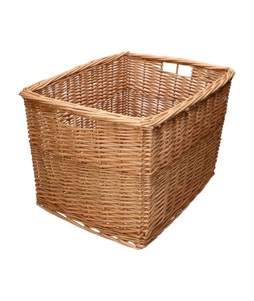 Basket, straight, willow, 45 x 35 X 30 cm 
