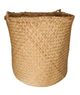 Basket with handles, seagrass, natural, large