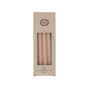 Candles, pale dusky pink, 17 cm, pack of 10
