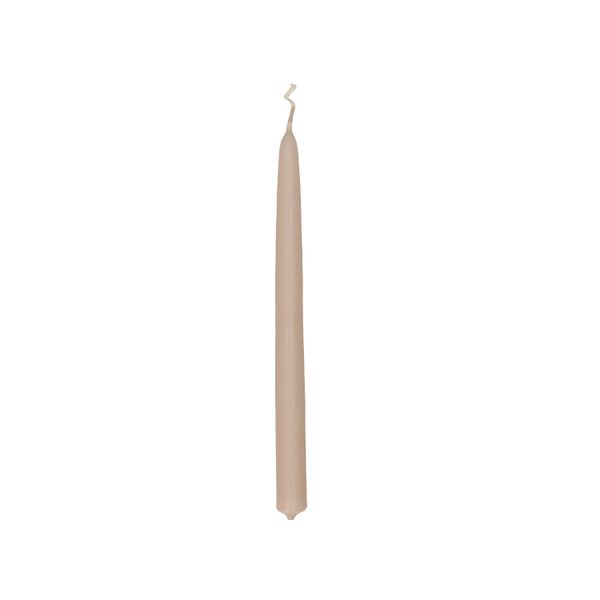 Kaarsjes, licht oud roze, 17 cm, 10 stuks