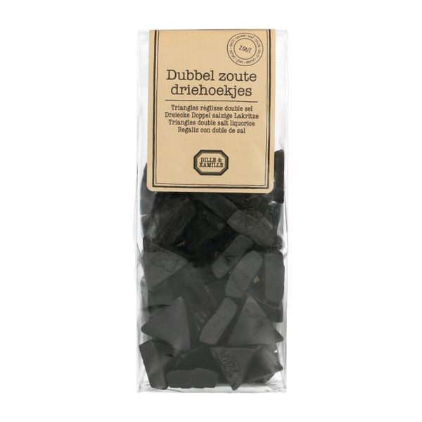 Dubbelzoute driehoekjes, 160 gram