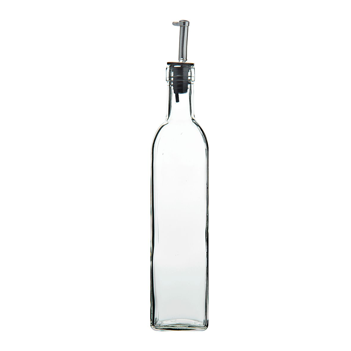 bouteille en faïence blanche pour l'huile d'olive ou le vinaigre
