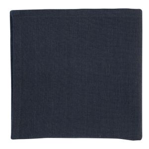 Serviette, Bio-Baumwolle, nachtblau meliert, 40 x 40 cm