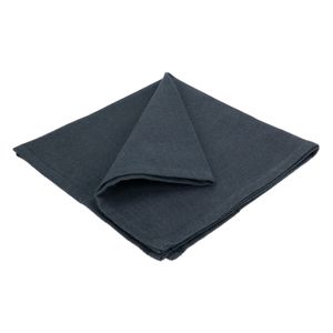 Napkin, GOTS organic cotton, midnight blue, 40 x 40 cm Napkin, GOTS organic cotton, midnight blue, 40 x 40 cm