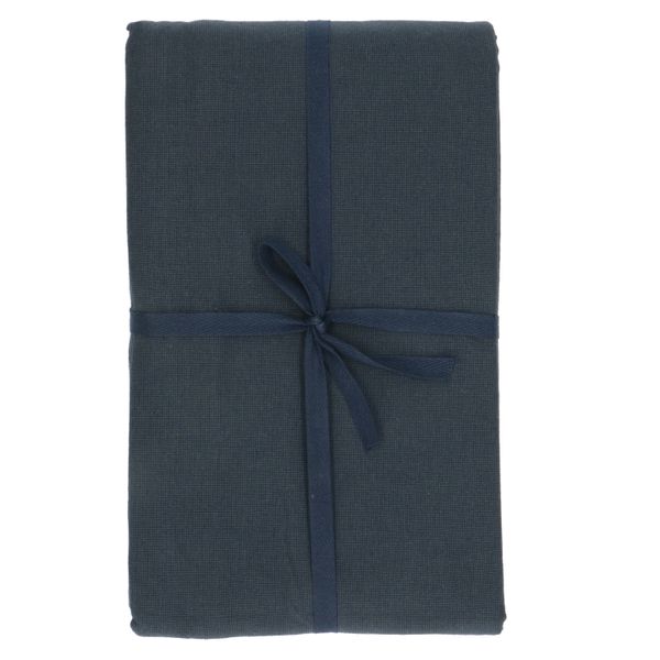 Tafelkleed, GOTS bio-katoen, nachtblauw, 140 x 180 cm