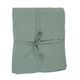 Nappe ronde, coton bio, gris-vert foncé chiné, Ø 180 cm