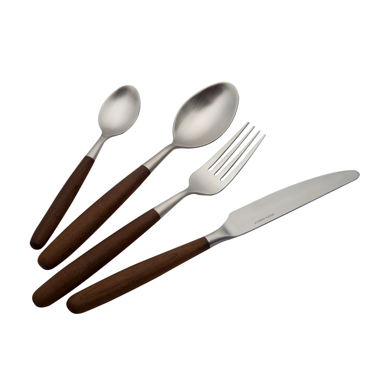 Cutlery set, maple wood, 16-piece | Cutlery series 'Gent' | Dille & Kamille
