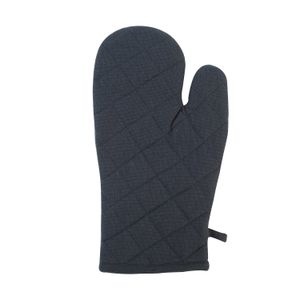 Oven glove, organic cotton, midnight blue blend 