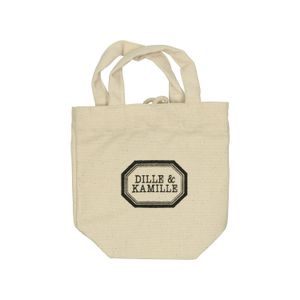 Bag Dille & Kamille mini, organic cotton, 12 x 12 cm