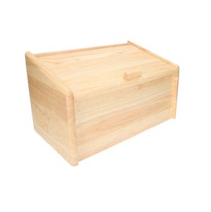 Bread bin, rubberwood, 39 x 22 x 23 cm