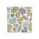 Tea towel, organic cotton, green leaf pattern