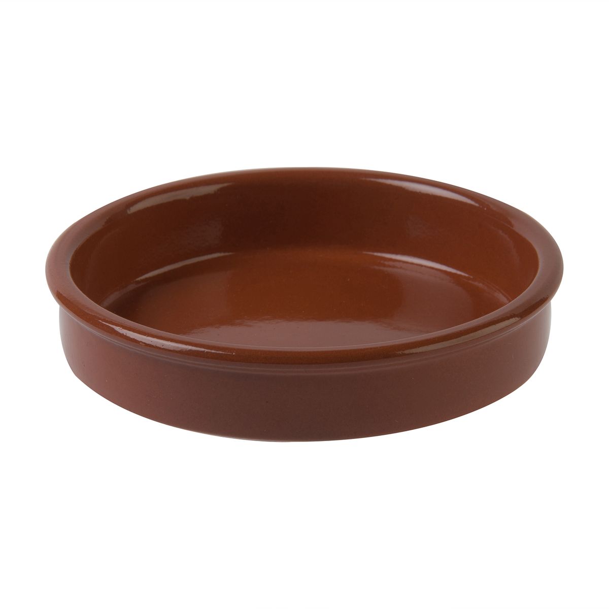 Tapas-Schale, rotes Steingut, Ø 14 cm
