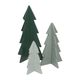 DIY Weihnachtsbäume 3d, Holz, 3 Stück, 15, 22 & 30 cm