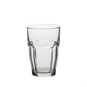 Glas mit Facetten, hitzbeständig, 370 ml