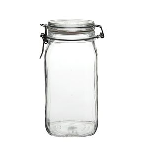 Clip top jar, glass, 1.5 l