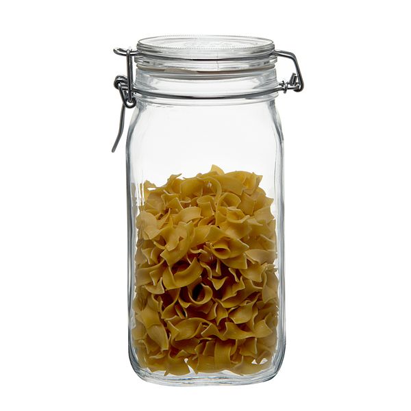 Clip top jar, glass, 1.5 l