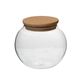 Candy jar, glass and bamboo, 790 ml