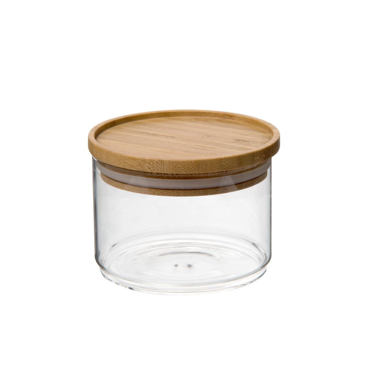 Vorratsglas stapelbar mit Bambusdeckel, 370 ml | Aufräumen & Aufbewahren |  Dille & Kamille
