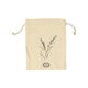 Gift bag lavender, organic cotton, 19 x 22 cm