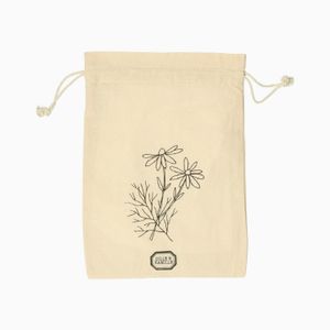 Geschenkbeutel Dille und Kamille, Bio-Baumwolle, 24 x 31 cm