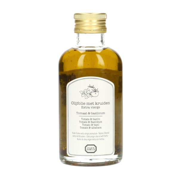 Kruidenolijfolie tomaat basilicum, 250 ml