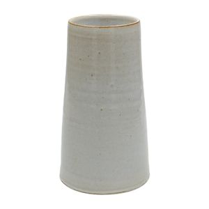 Tapered vase, stoneware with reactive glaze