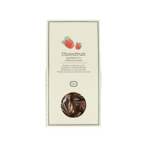 Aardbeien in melkchocolade, 80 gram
