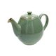 Reactive glaze teapot, stoneware, green, 1.8 l