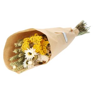 Trockenblumen, gemischter Strauß, gelb