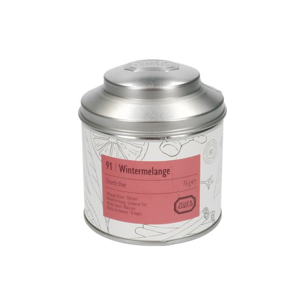 Wintermelange, zwarte thee, blik 75 gram