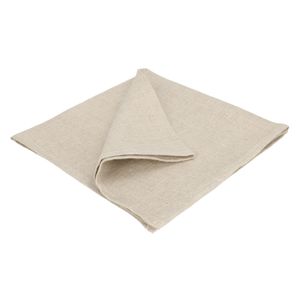 Napkin, linen, naturel, 42 x 42 cm