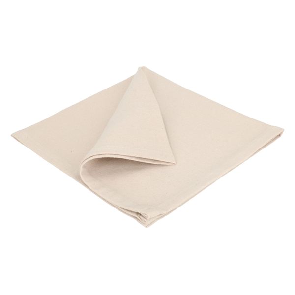 Napkin, GOTS organic cotton, beige, 40 x 40 cm