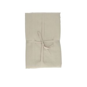 Tablecloth, organic cotton, pebble, 145 x 250 cm