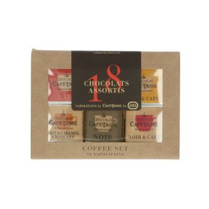 Assortiment de chocolats, 6 saveurs, 90 g (18 pièces)