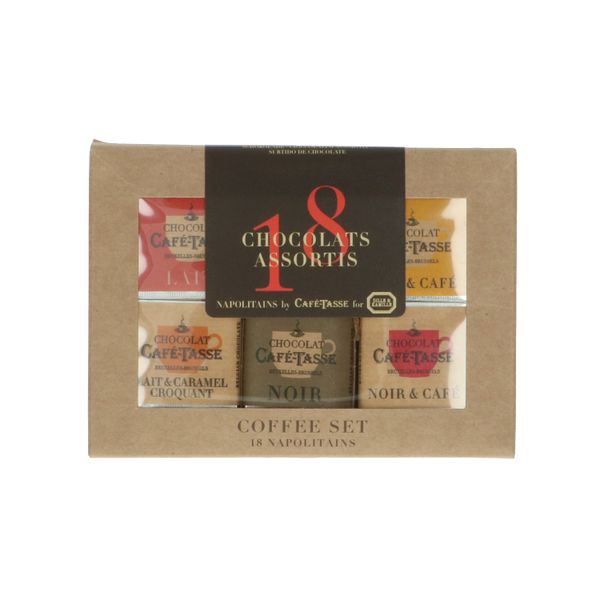 Chocolade assortiment, 6 smaken, 90 gram (18 stuks)