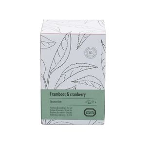 Framboos & cranberry, Groene thee, 15 theebuiltjes